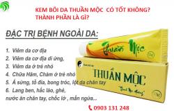 Kem bôi da thuần mộc có tốt không? Thành phần là gì?