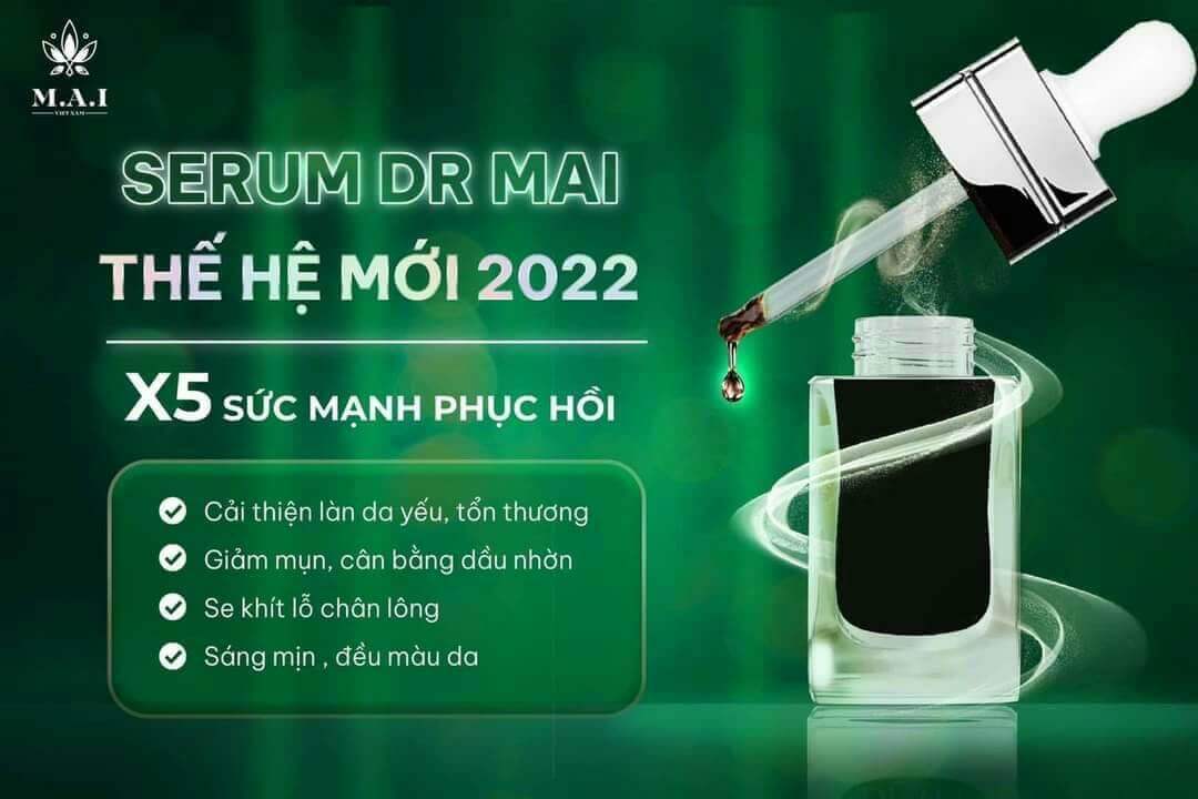 Dr Mai Mix Saffron mẫu mới 2022 6ml