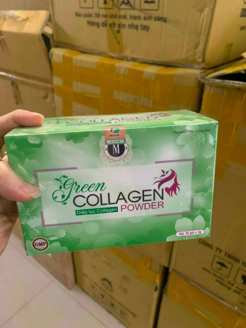 Diệp lục collagen Green Collagen Powder