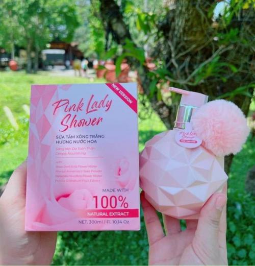 Sữa tắm xông trắng Pink Lady Showder