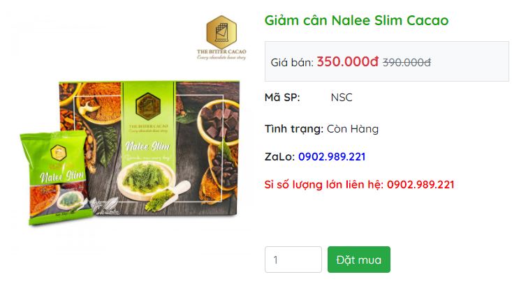 Giải đáp một vài thắc mắc của khách hàng về cacao giảm cân Nalee Slim