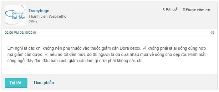 Viên uống Dora detox giảm cân có thật sự hiệu quả như lời đồn?