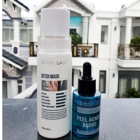 Combo trị mụn Detox BlanC