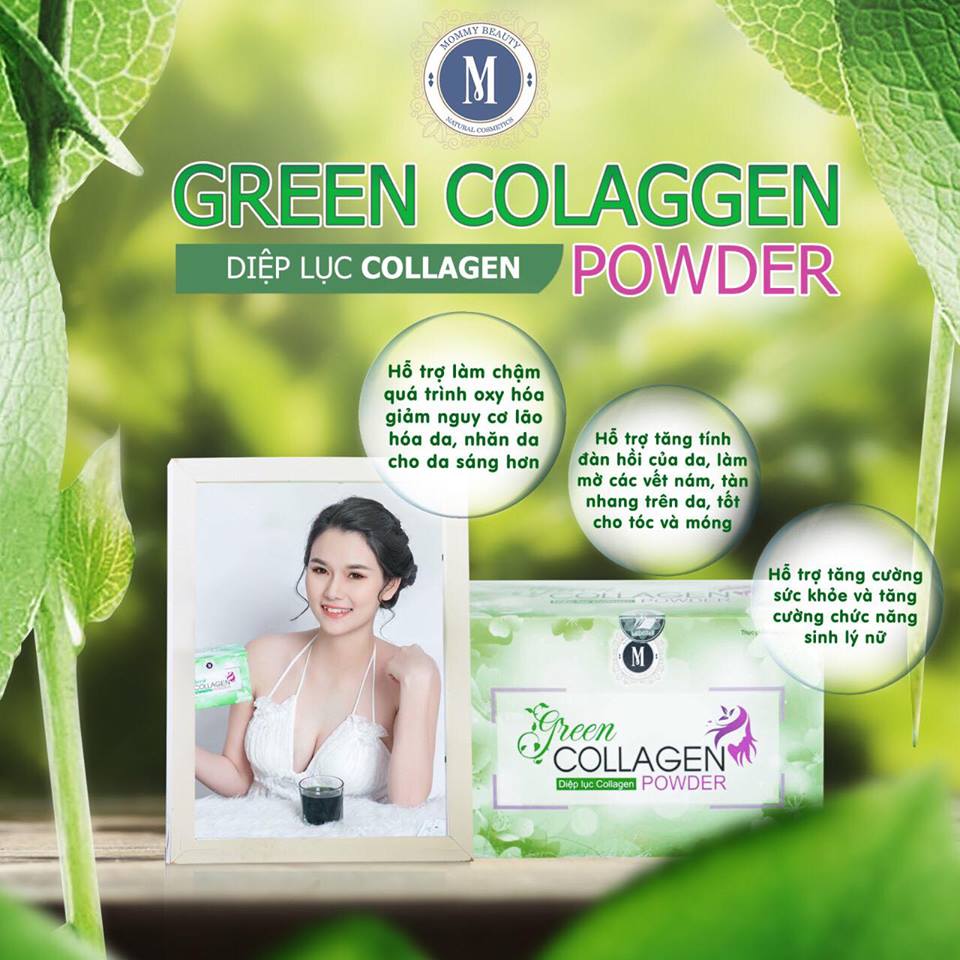 Diệp lục Green Collagen Powder